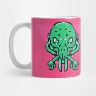 Mini Cthulhu - Pink Pixel Mug